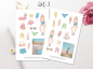 Mobile Preview: Girls Summer Sticker Set